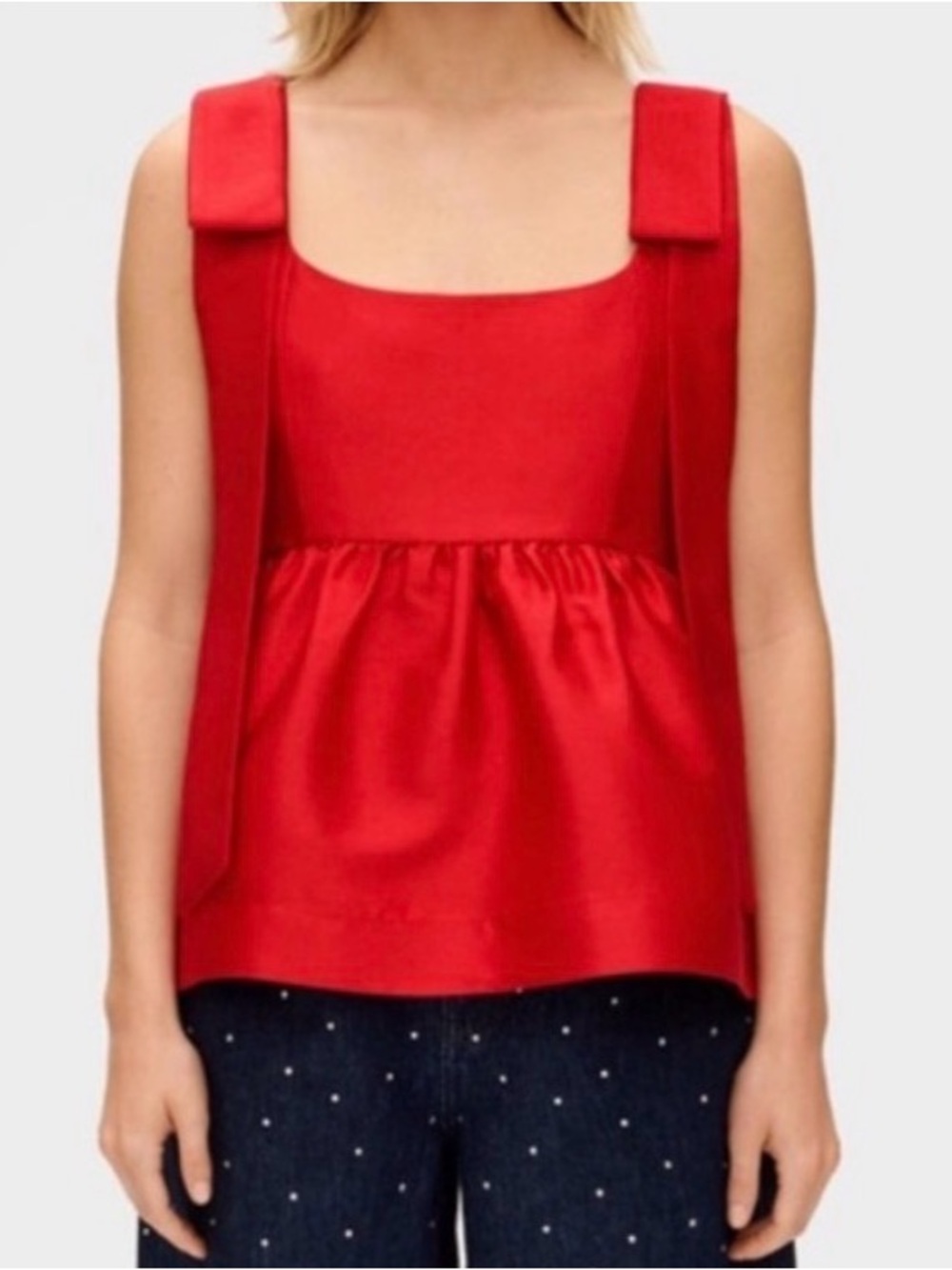 Aligne Alina Bow Peplum Top
